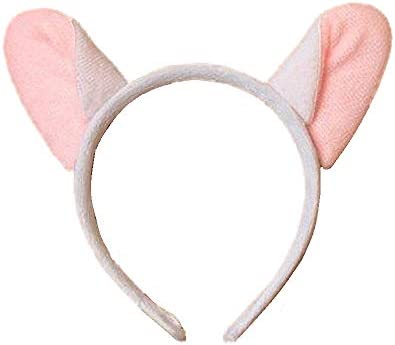 White Head Band With Pink Ears RRP £1.49 CLEARANCE XL £0.50